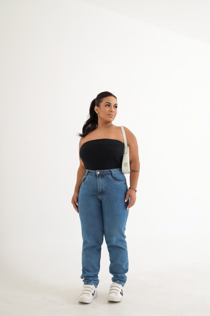Calça Jeans Mom