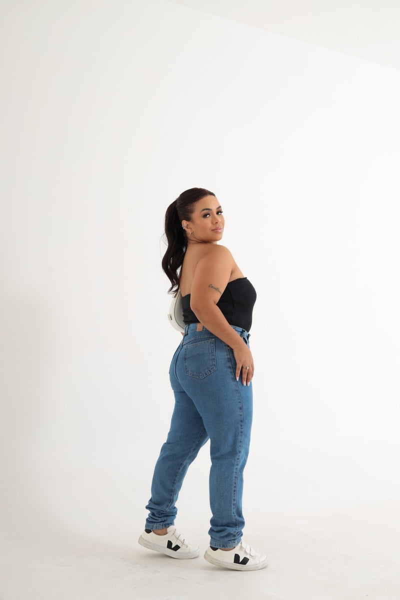 Calça Jeans Mom