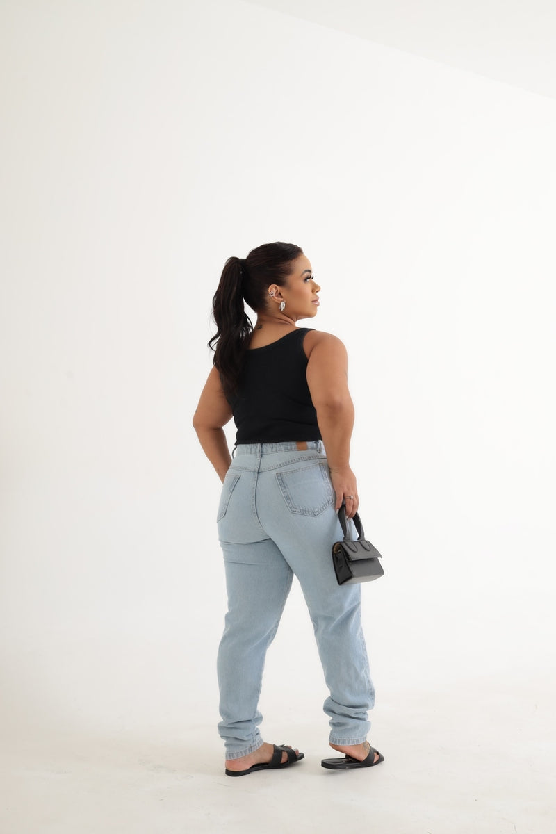 Calça Jeans Mom