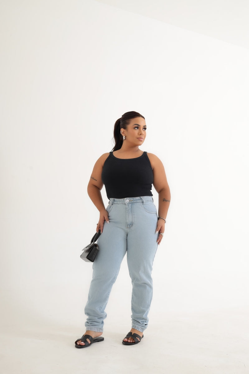 Calça Jeans Mom