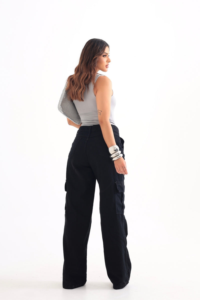 Calça Cargo Jeans