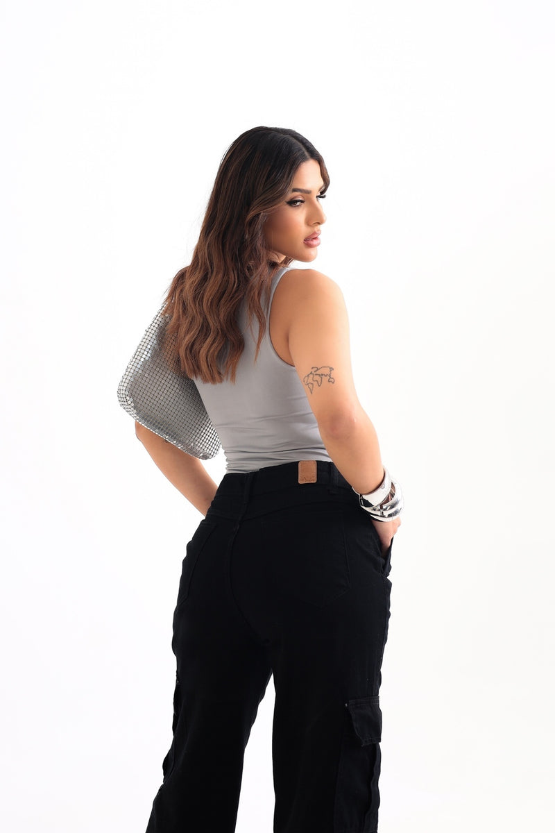 Calça Cargo Jeans