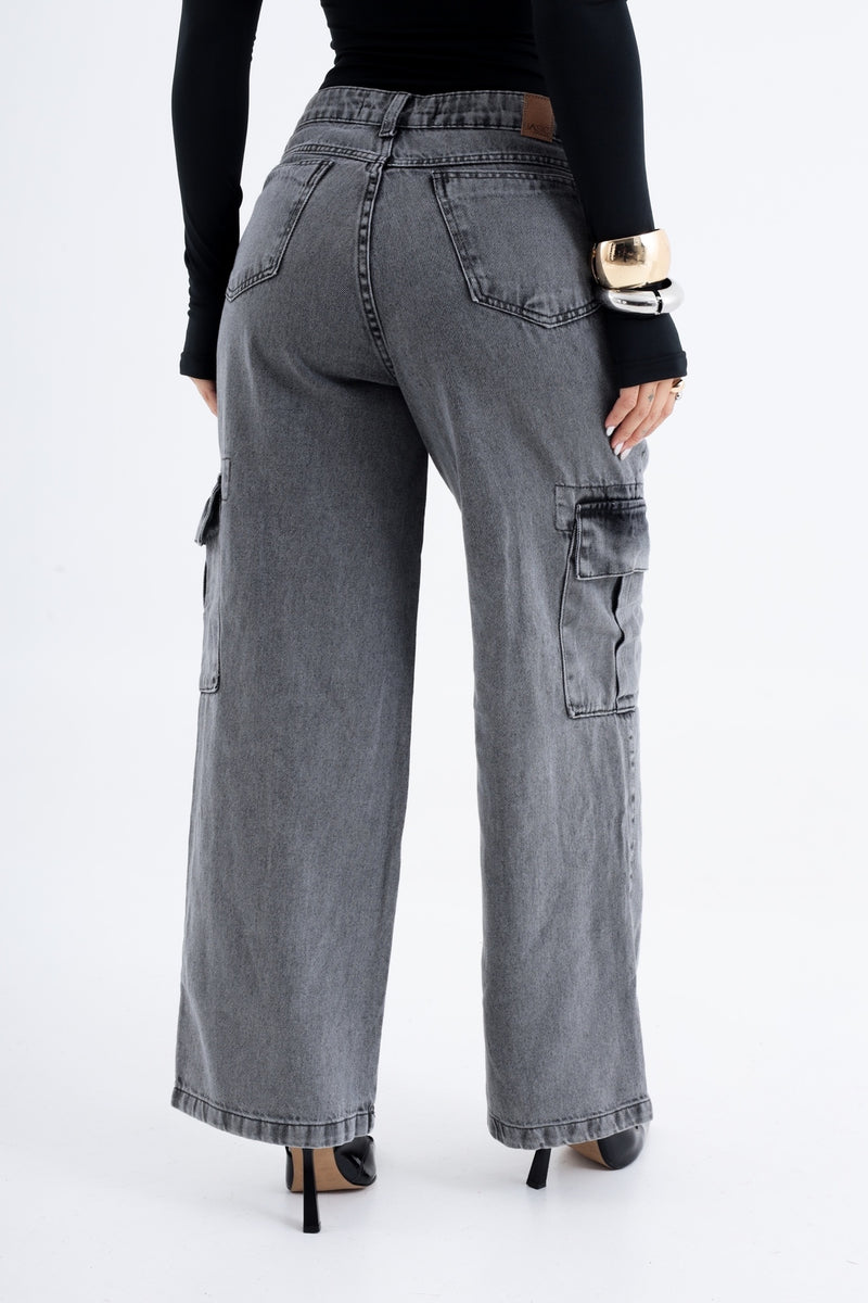 Calça Cargo Jeans