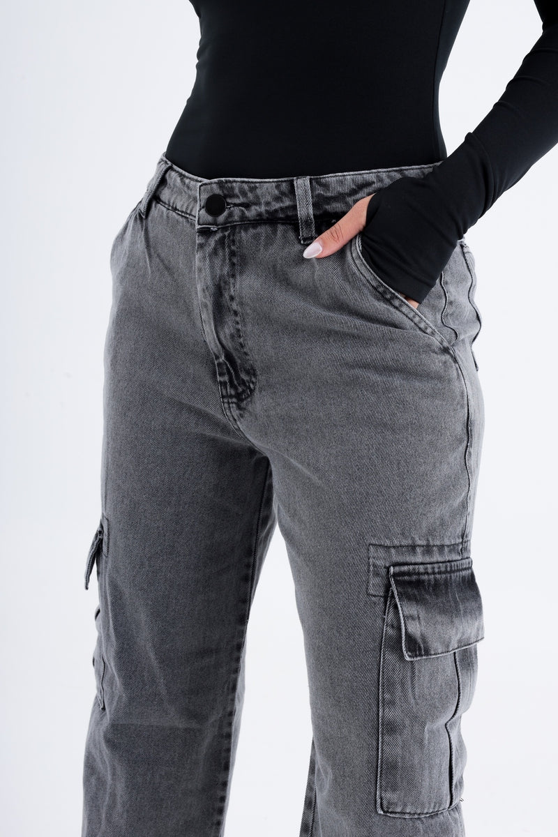 Calça Cargo Jeans