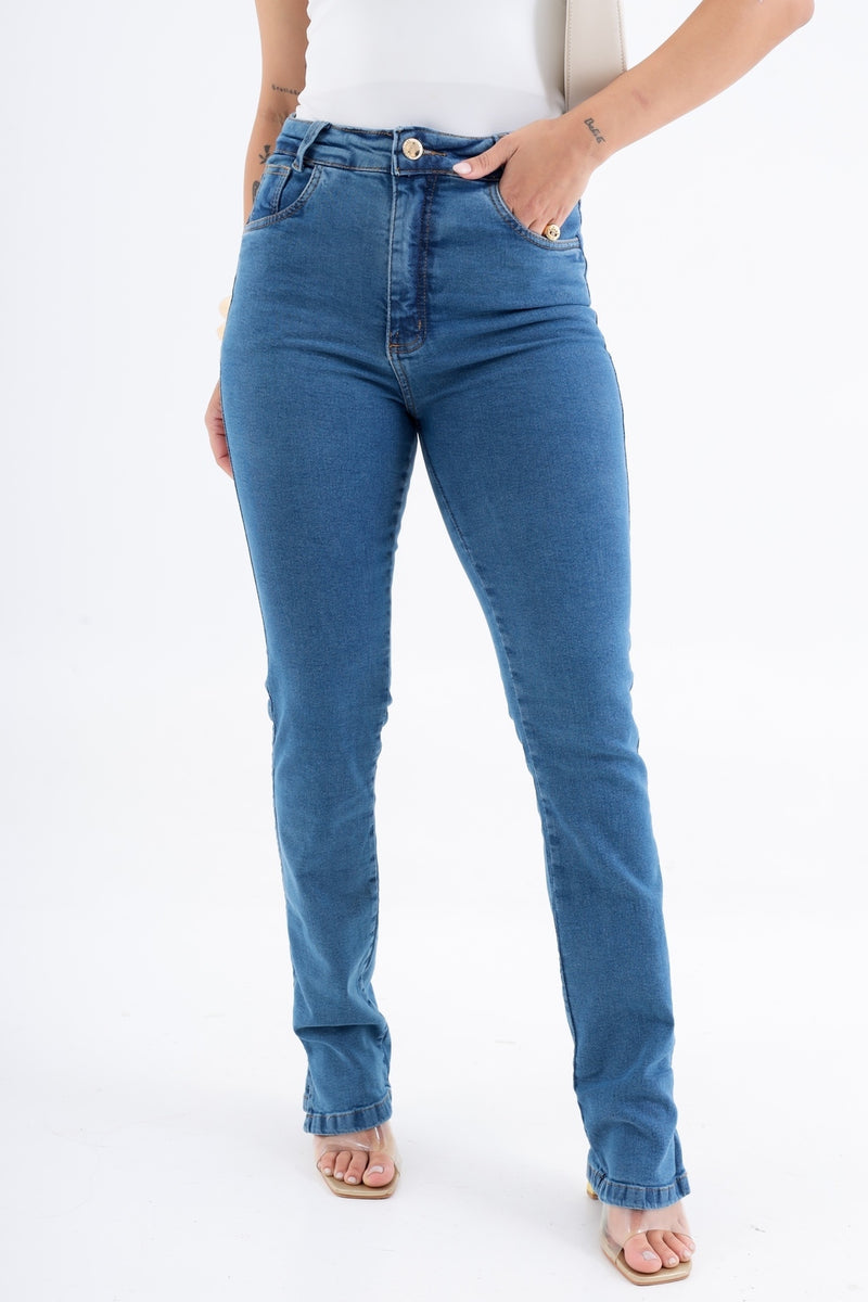 Calça Jeans Flare