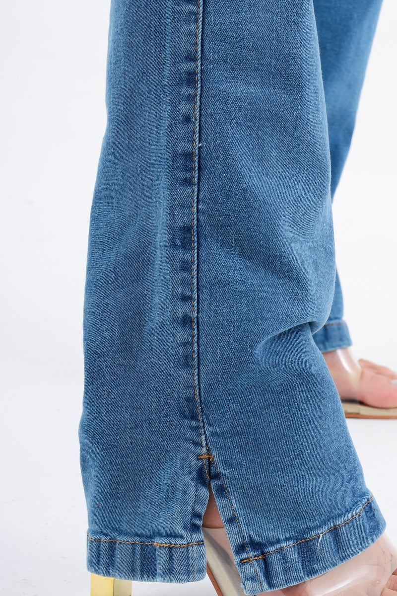 Calça Jeans Flare