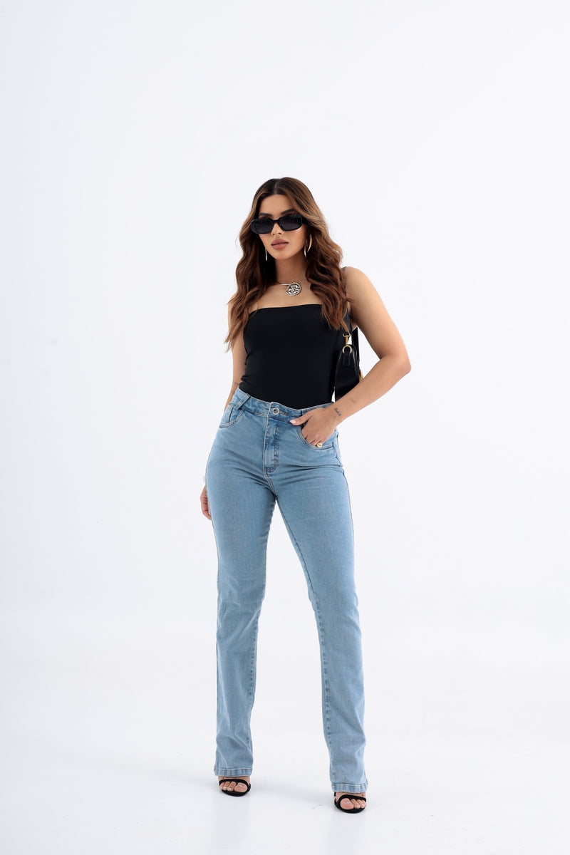 Calça Jeans Flare