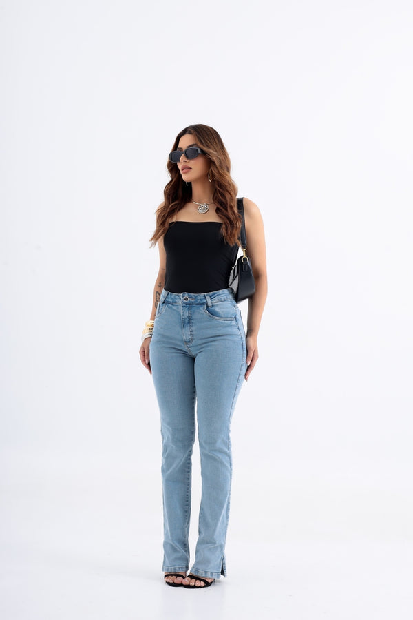 Calça Jeans Flare
