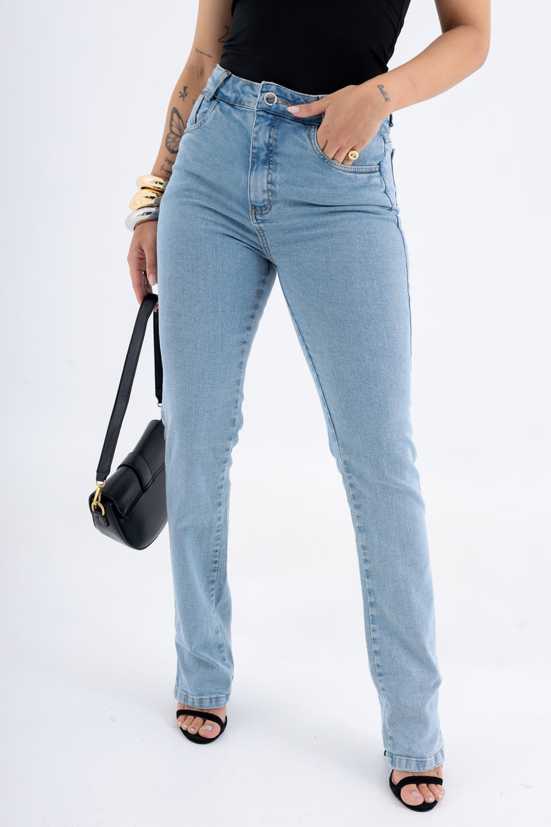 Calça Jeans Flare