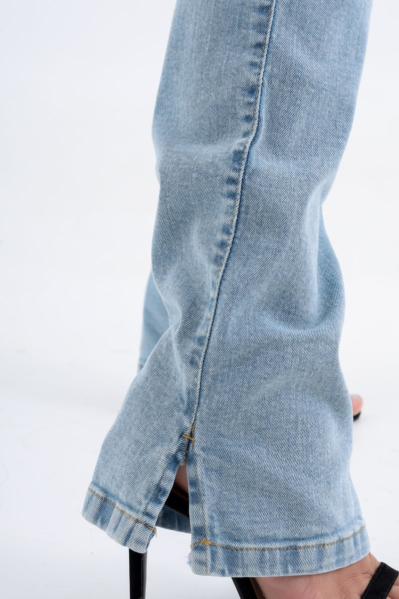 Calça Jeans Flare