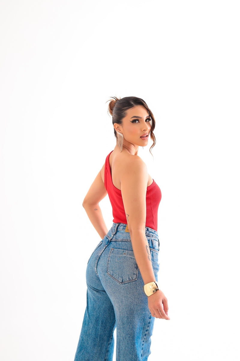 Blusa Decote Ombro Só