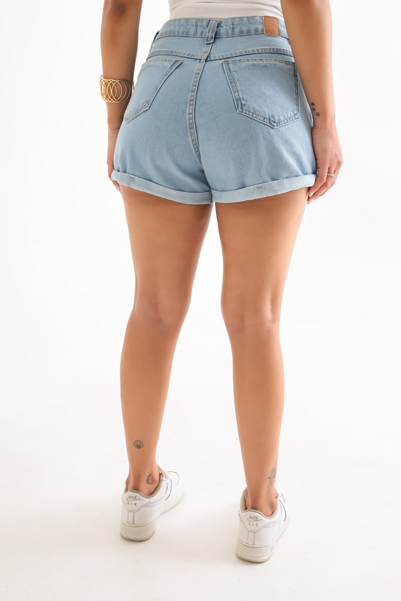 Shorts Jeans Barra