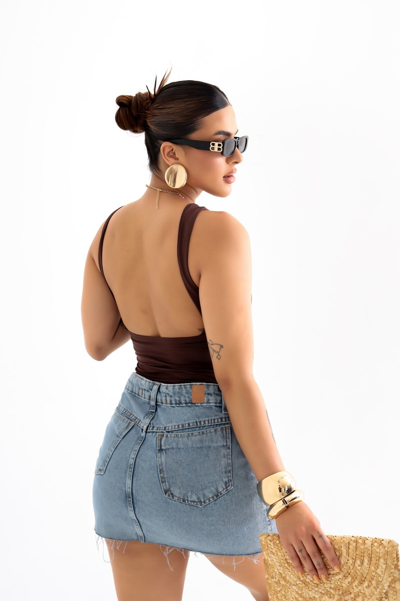 Blusa Decote Costas