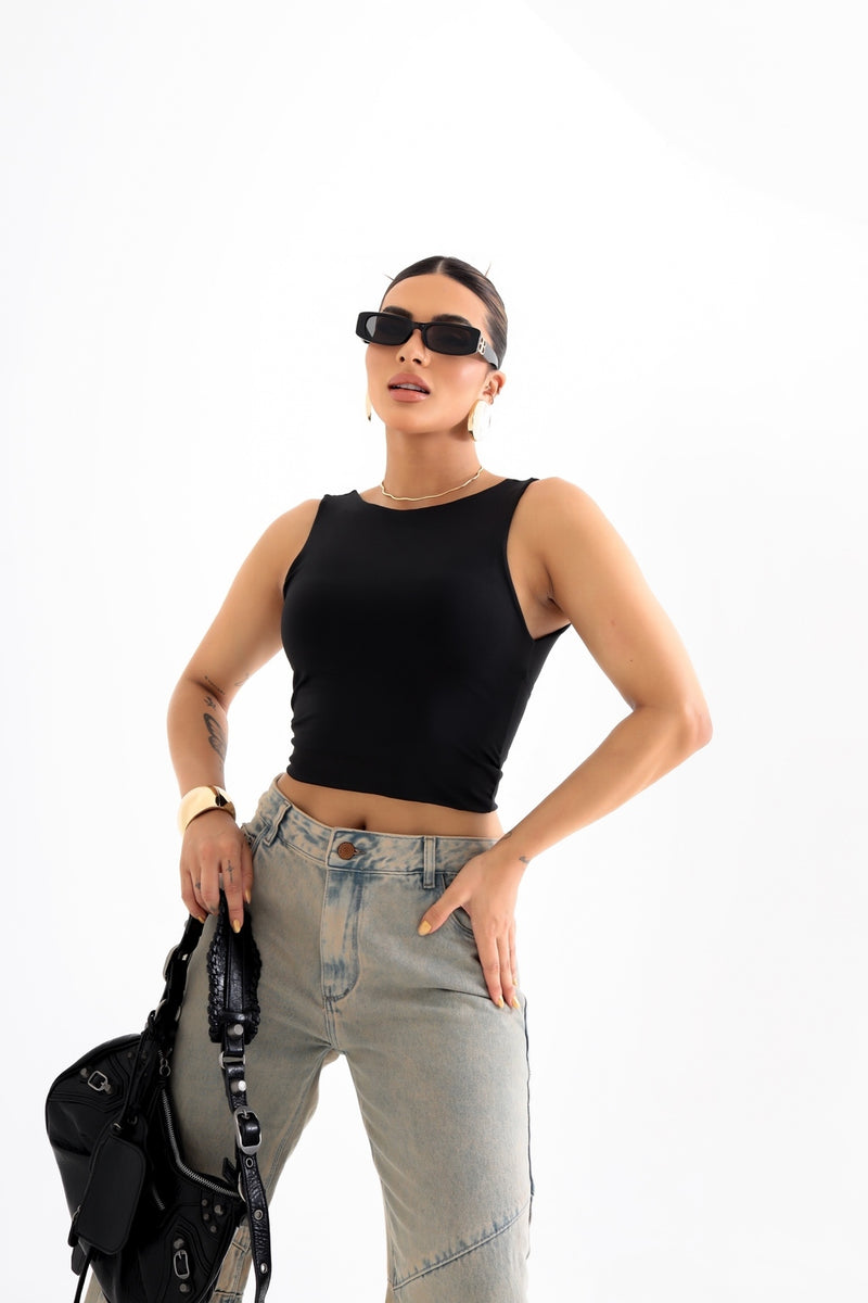 Blusa Decote Costas