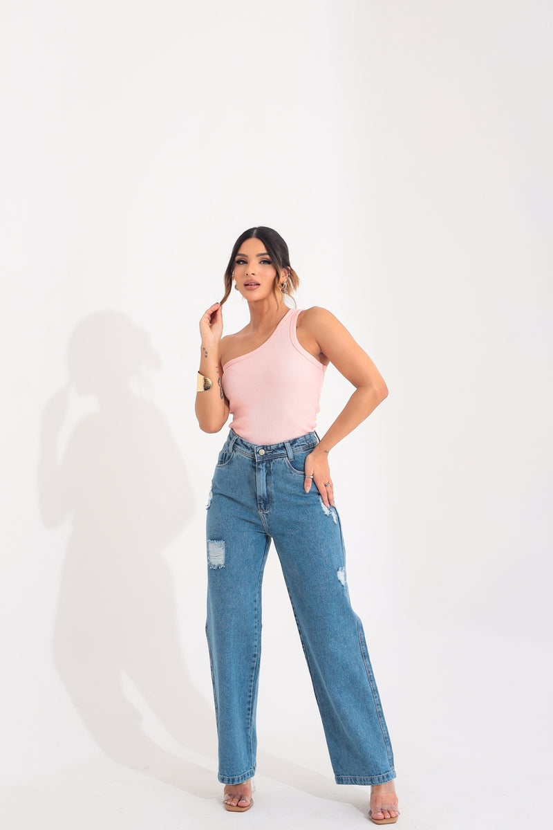 Blusa Decote Ombro Só