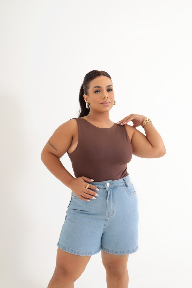 Blusa Decote Costas