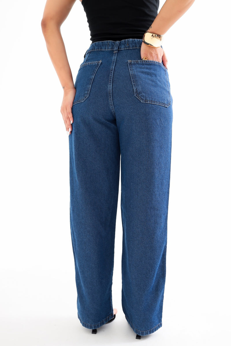 Calça Jeans Reta