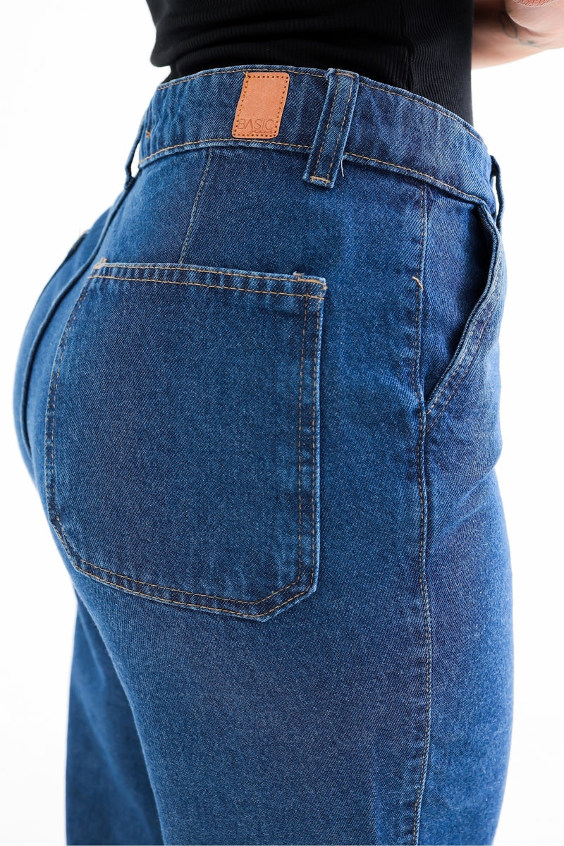 Calça Jeans Reta