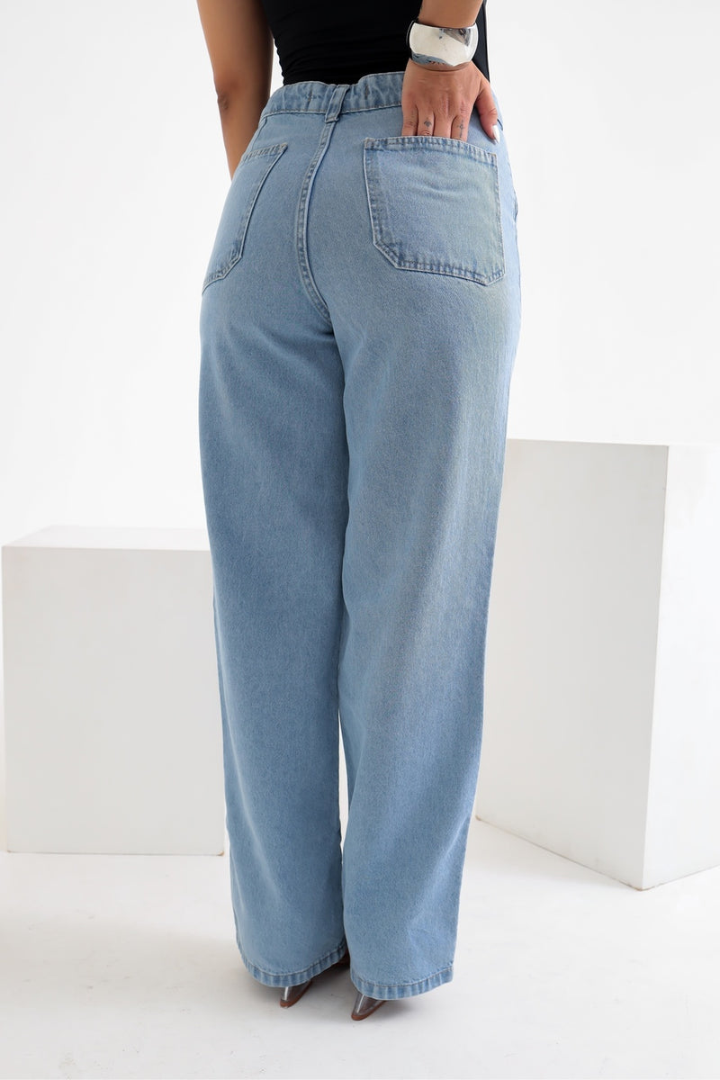 Calça Jeans Reta