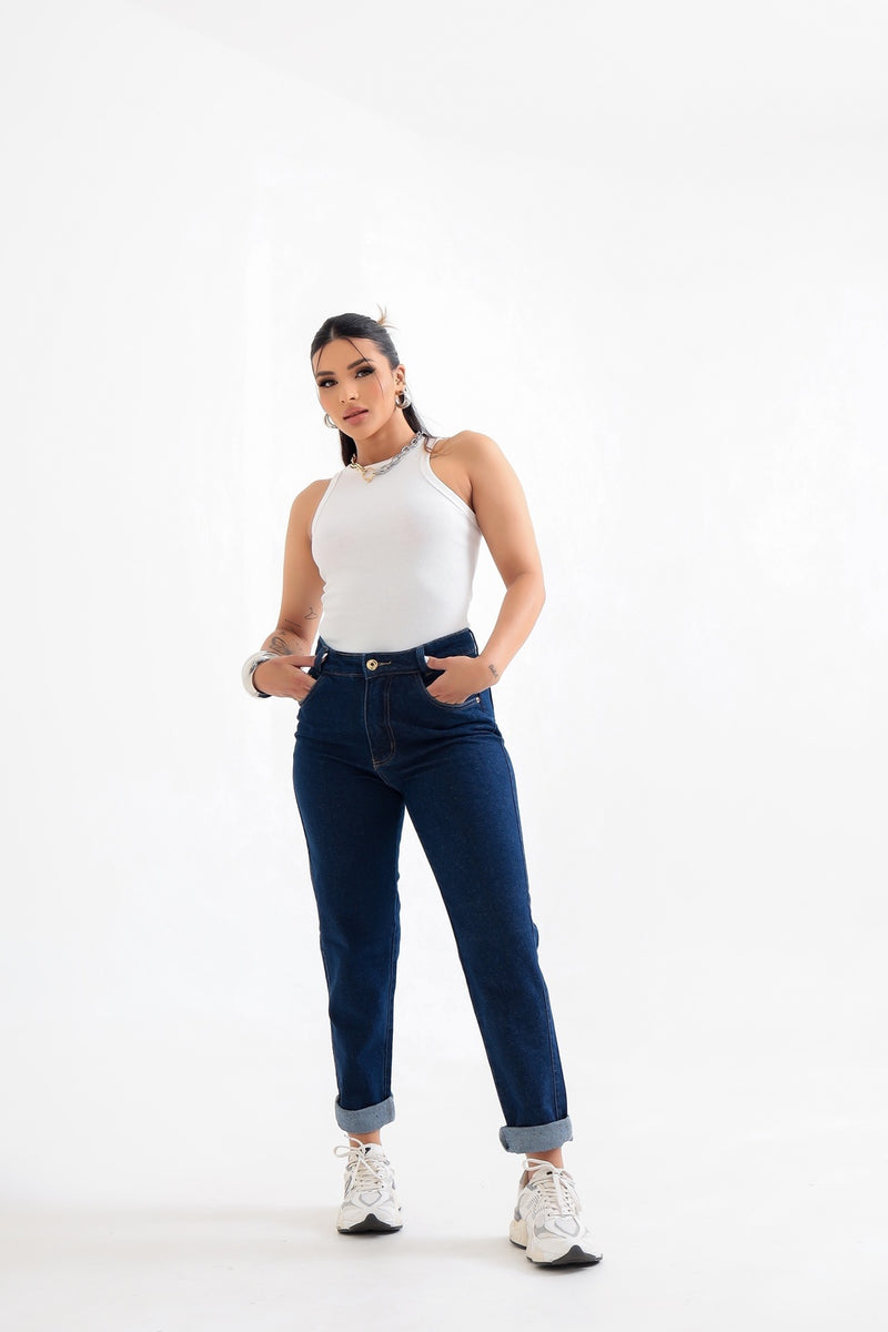 Calça Jeans Mom