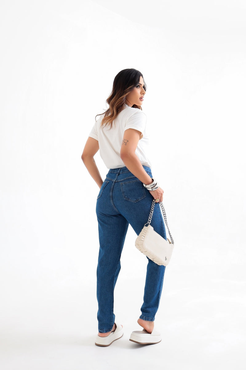 Calça Jeans Mom