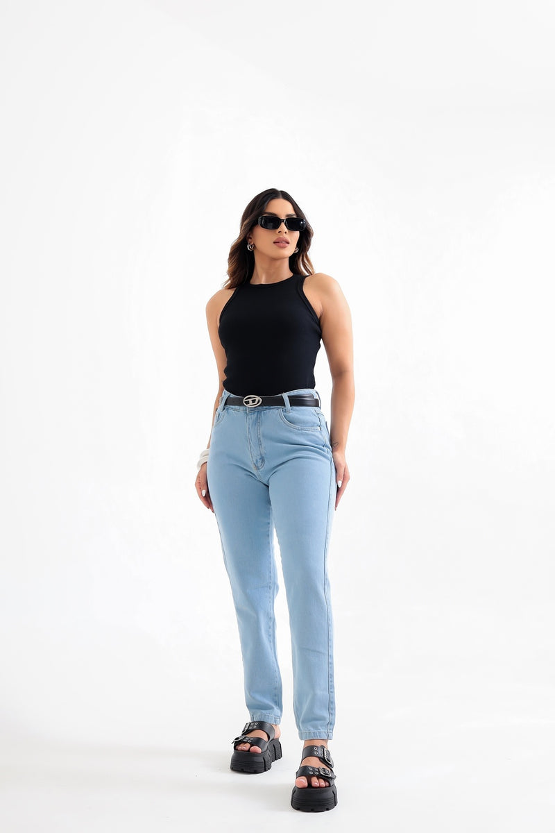 Calça Jeans Mom