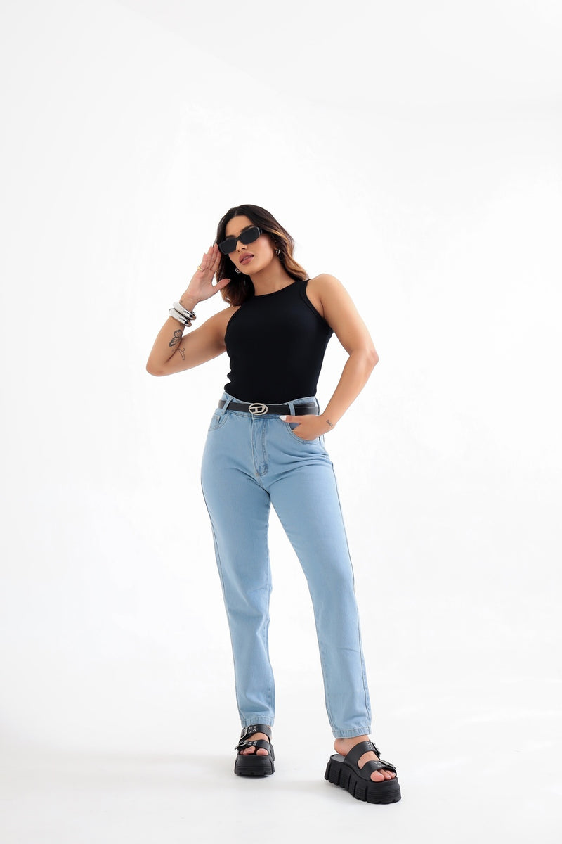 Calça Jeans Mom