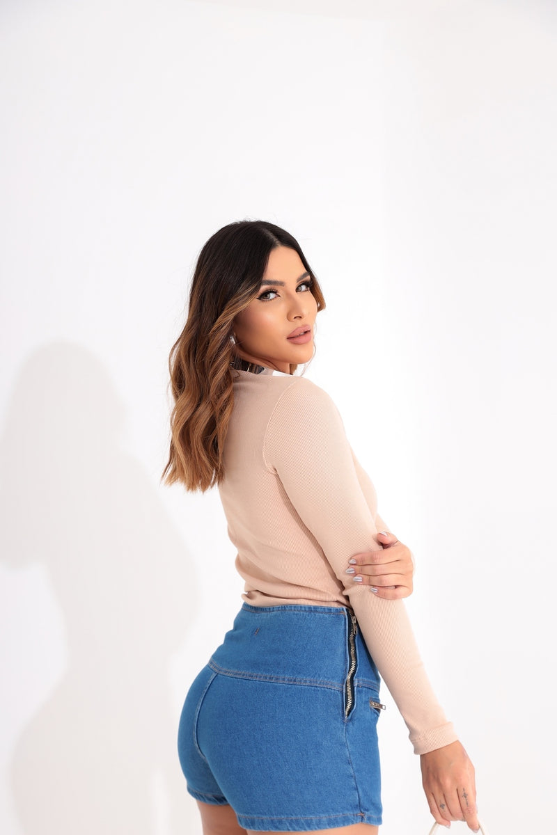 Blusa Manga Longa Básica