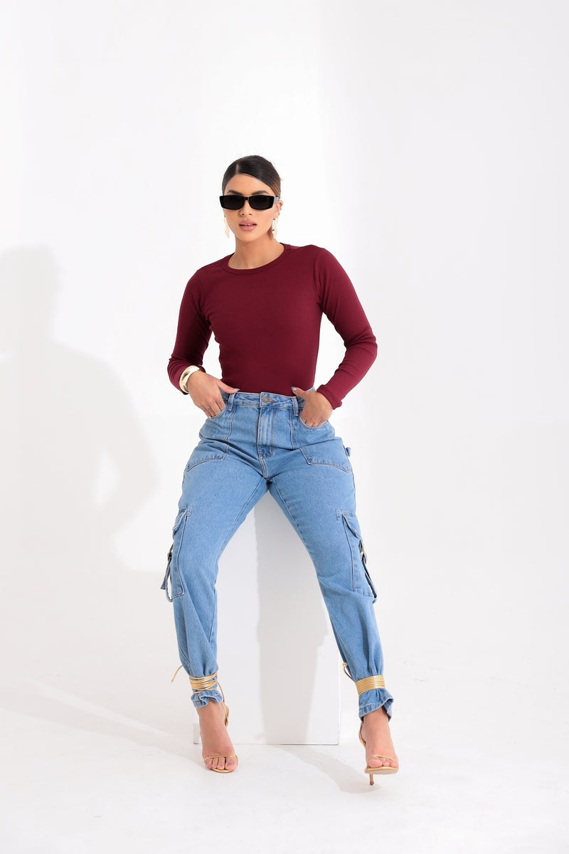 Blusa Manga Longa Básica