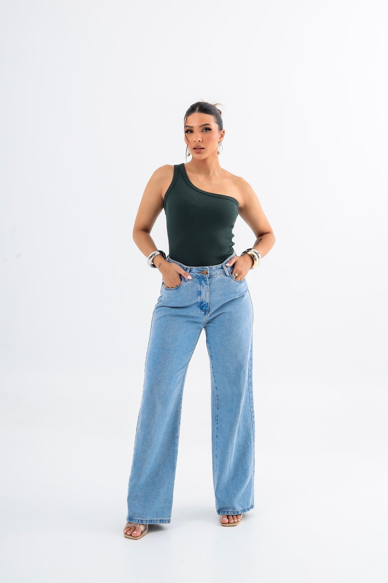 Blusa Decote Ombro Só