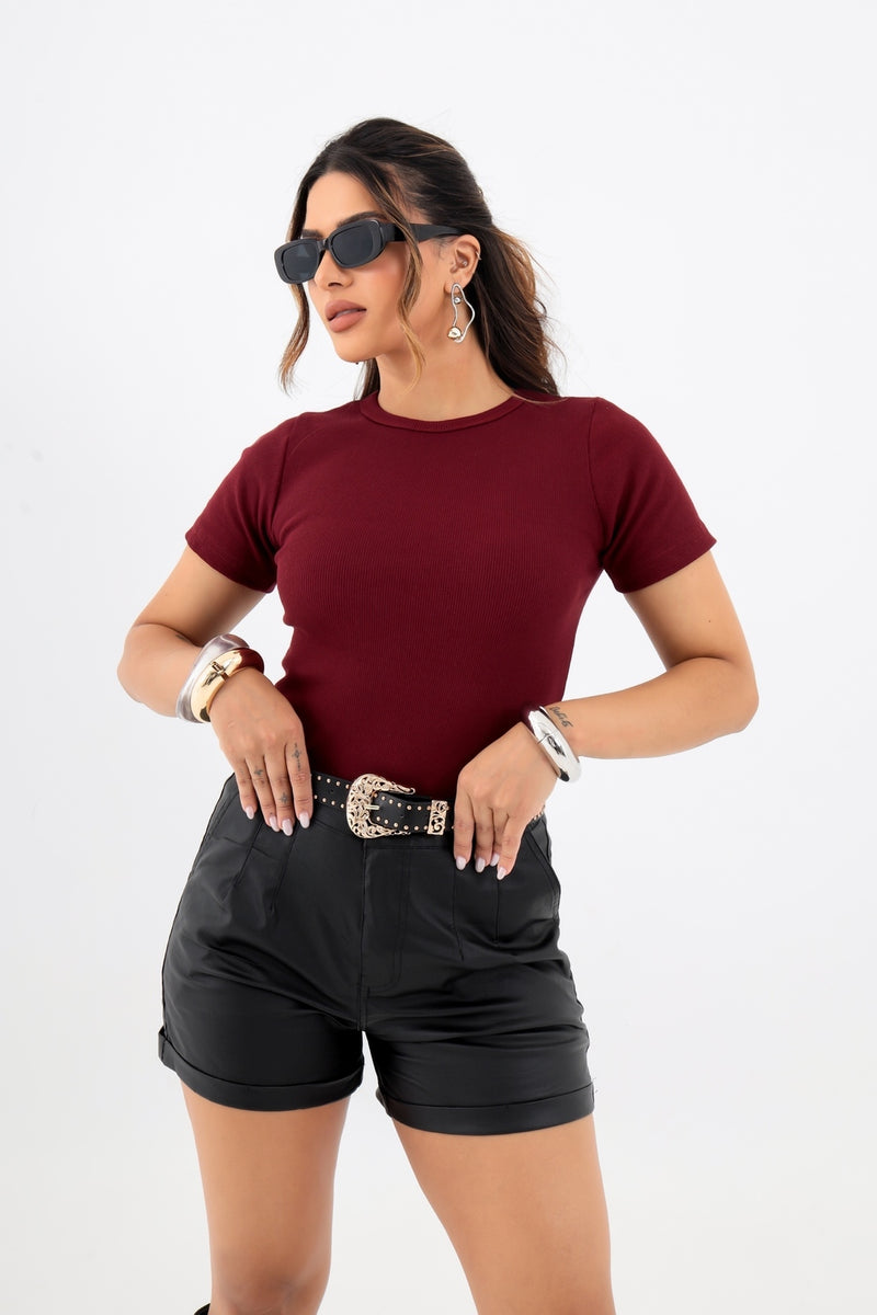 Camiseta Básica Canelada
