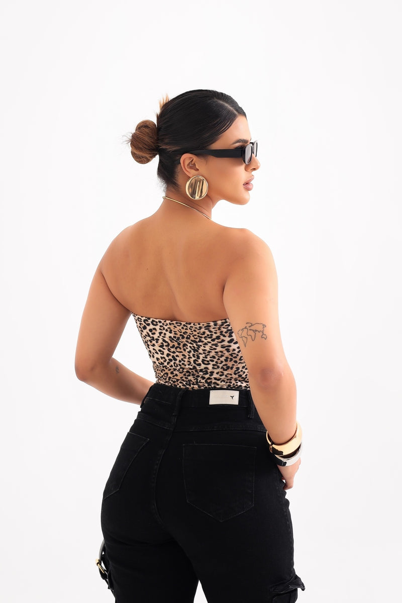 Tube Top Animal Print