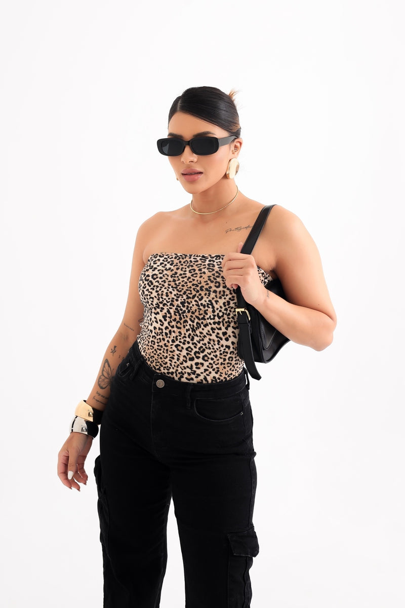 Tube Top Animal Print
