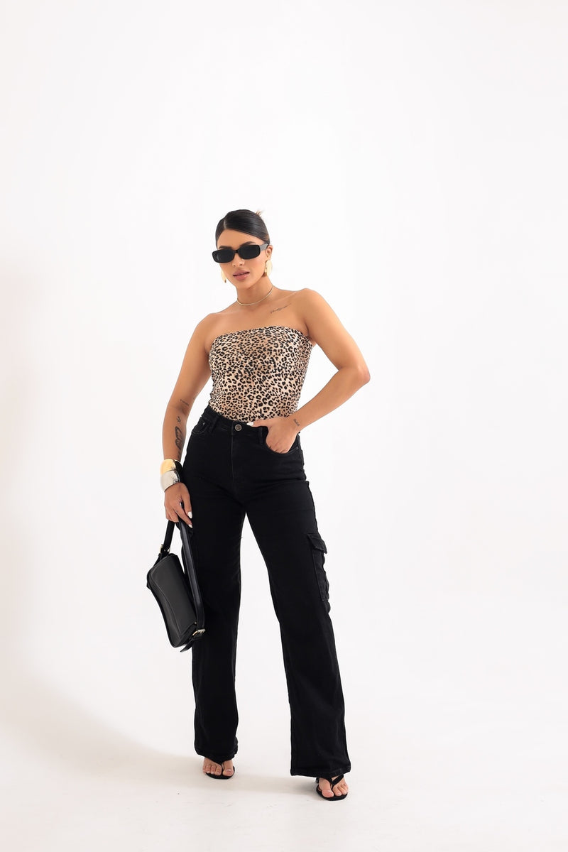 Tube Top Animal Print